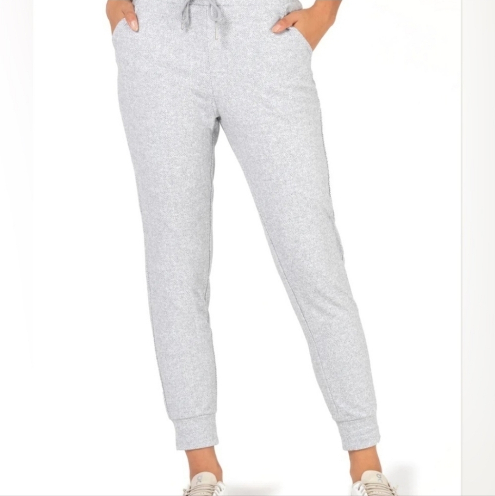 Grey And White Pants